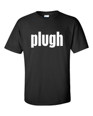 Colossal Cave Adventure plugh Black T-shirt