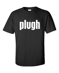 Colossal Cave Adventure plugh Black T-shirt 