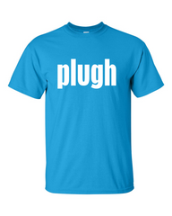 Colossal Cave Adventure plugh Blue T-shirt