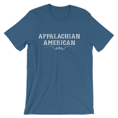 Appalachian American T-shirt -- Steel Blue