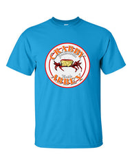 Ash vs. Evil Dead Crabby Abbey T-shirt -- Blue