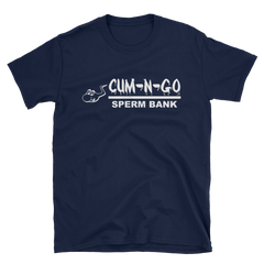 Cum-n-Go Sperm Bank T-shirt