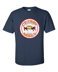 Ash vs. Evil Dead Crabby Abbey T-shirt -- Navy