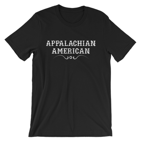 Appalachian American T-shirt -- Black