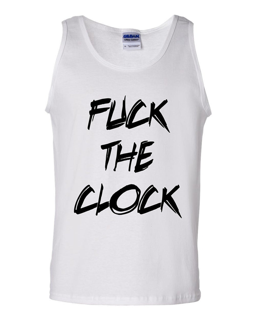 ASH VS EVIL DEAD Fuck The Clock White Tank Top