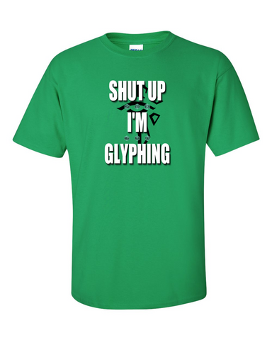 Ingress Enlightened T-shirt - Shut Up I'm Glyphing