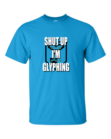 Ingress Resistance T-shirt - Shut Up I'm Glyphing