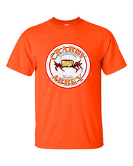 Ash vs. Evil Dead Crabby Abbey T-shirt -- Orange