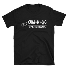 Cum-n-Go Sperm Bank T-shirt