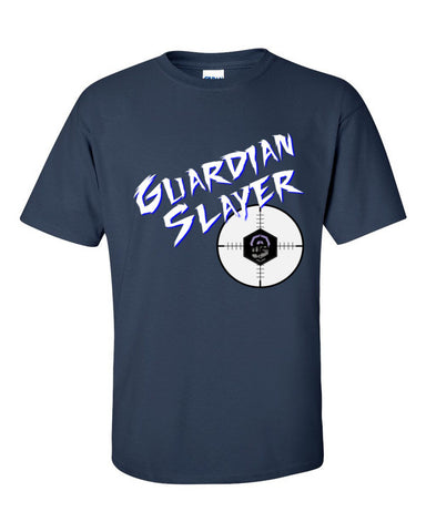 Ingress Guardian Slayer T-shirt for Guardian Hunters -- Navy