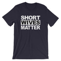 Short Wives Matter T-shirt -- Navy