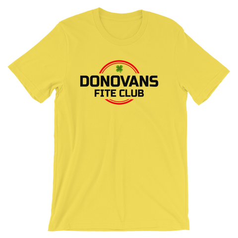 Donovans Fite Club T-shirt -- Yellow
