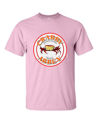 Ash vs. Evil Dead Crabby Abbey T-shirt -- Pink