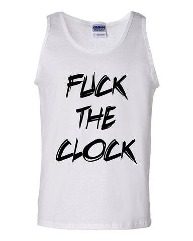 ASH VS EVIL DEAD Fuck The Clock White Tank Top